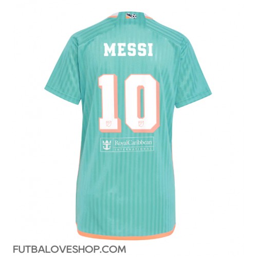 Dres Inter Miami Lionel Messi #10 Tretina pre Ženy 2024-25 Krátky Rukáv